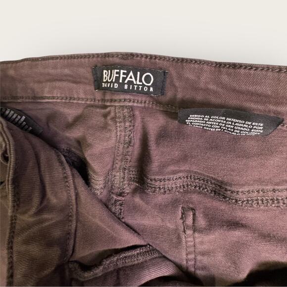 Buffalo -Brown Casual Pants Straight Leg‎ Relaxed Fit Everyday Trousers - Picture 7 of 9